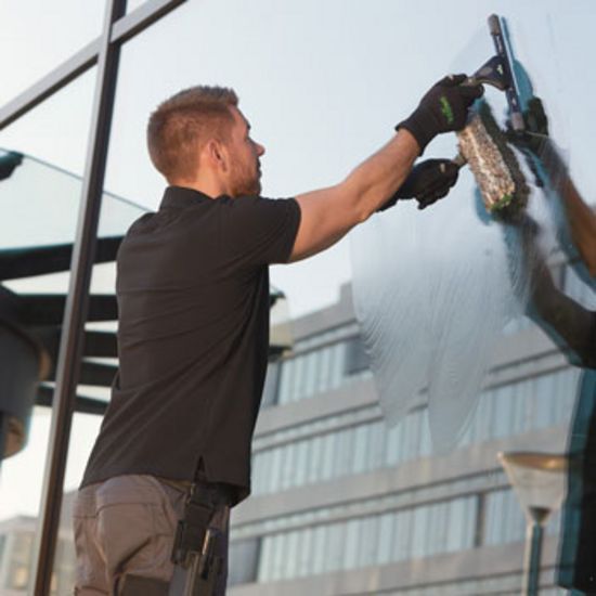 Traditional window cleaning