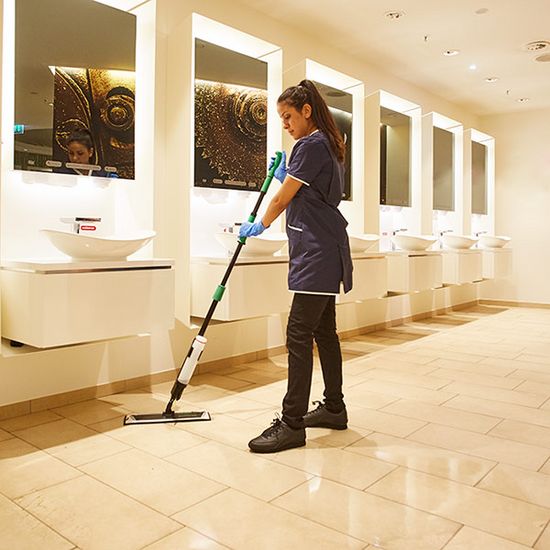 Restroom cleaning